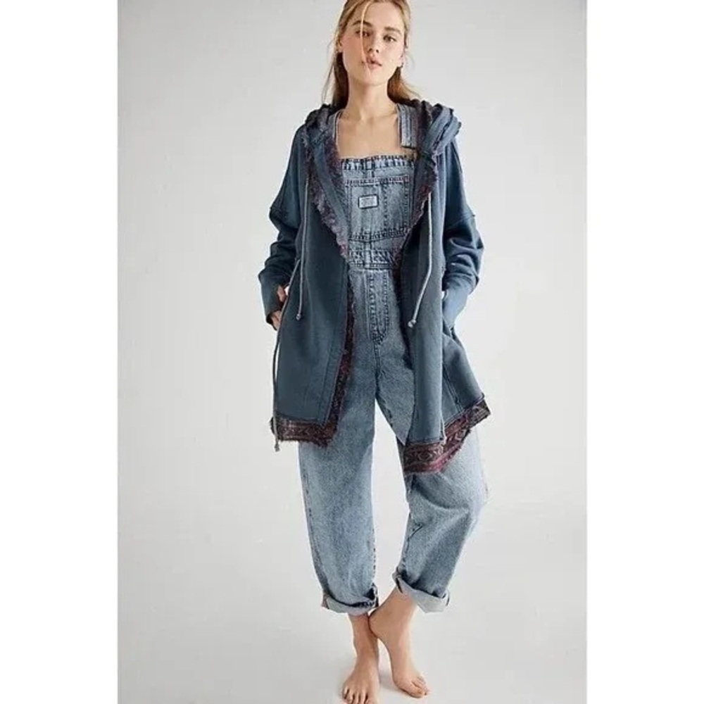NWOT free People Ritual hooded cardigan